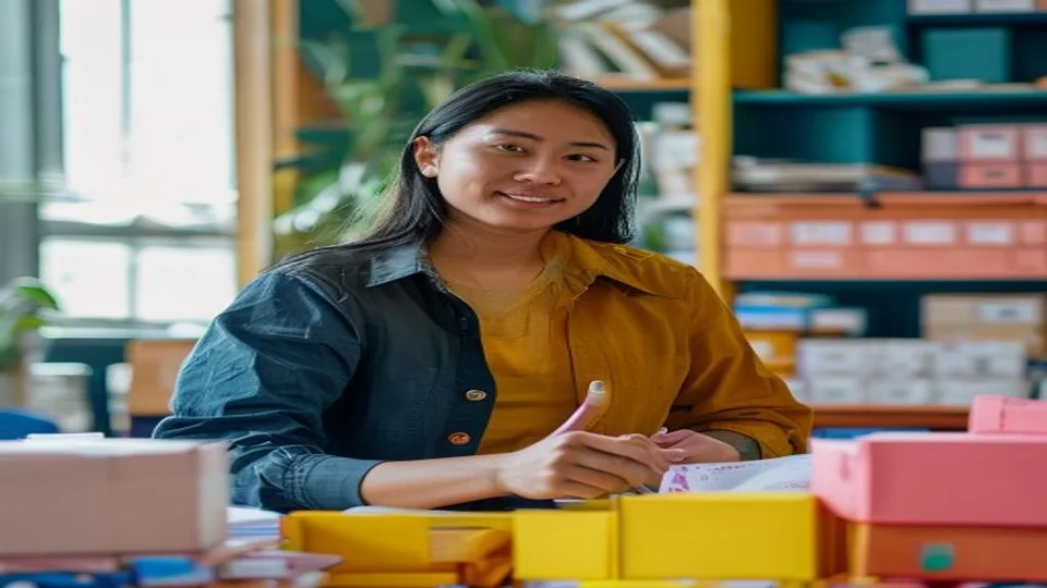A remote assistant organizes e-commerce order and customer notes.